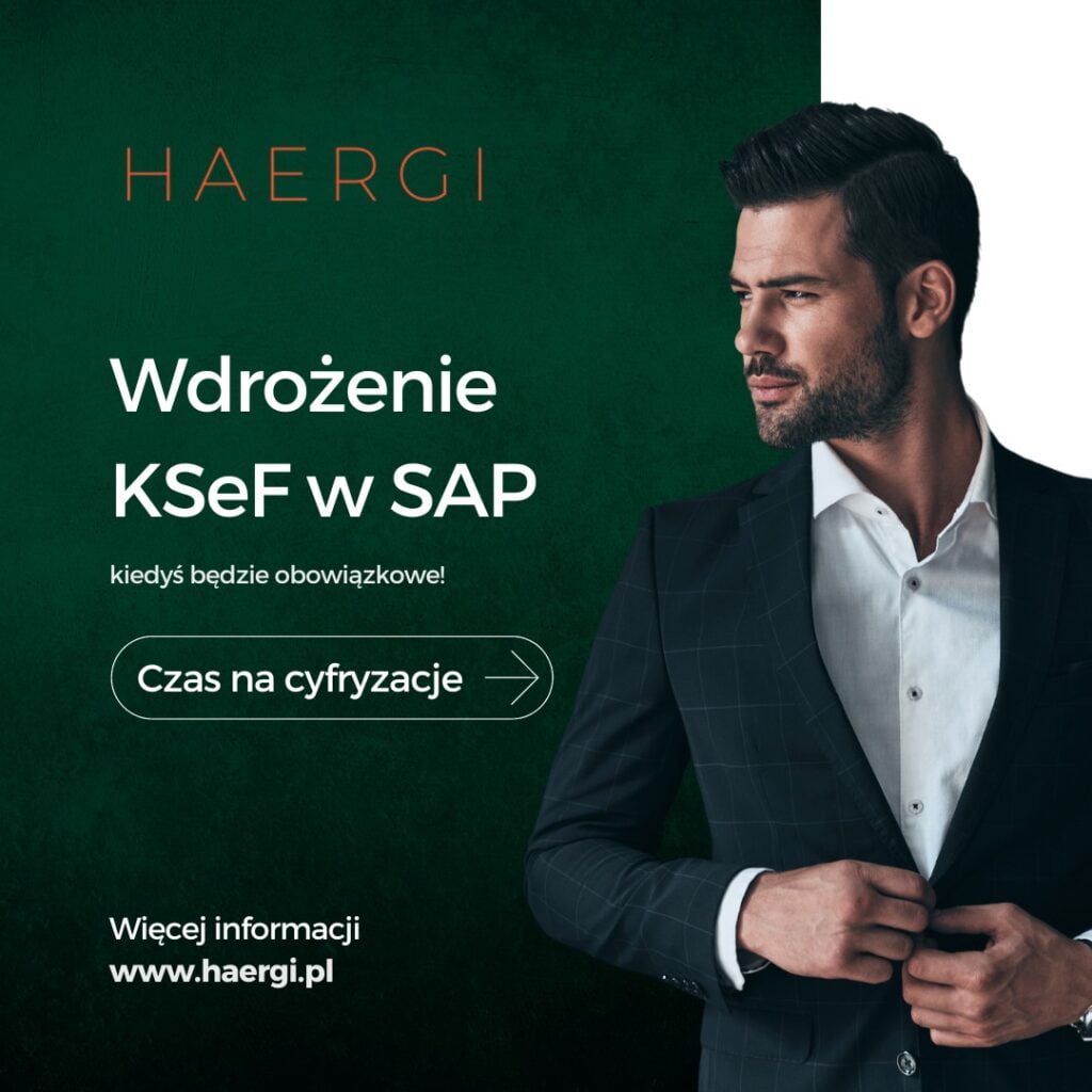 Haergi, KSEF, Krajowy System e-Faktur, SAP
